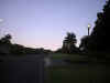 la nuit tombe sur le bourg